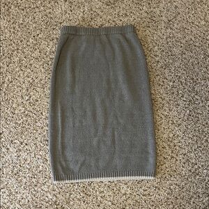 Vintage Haberdashery Gray Pencil Skirt